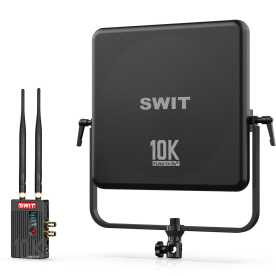 Swit FLOW10K Tx+Rx Set, 3G HD-SDI / HDMI mit NP-F und V-Mount Akku Mount